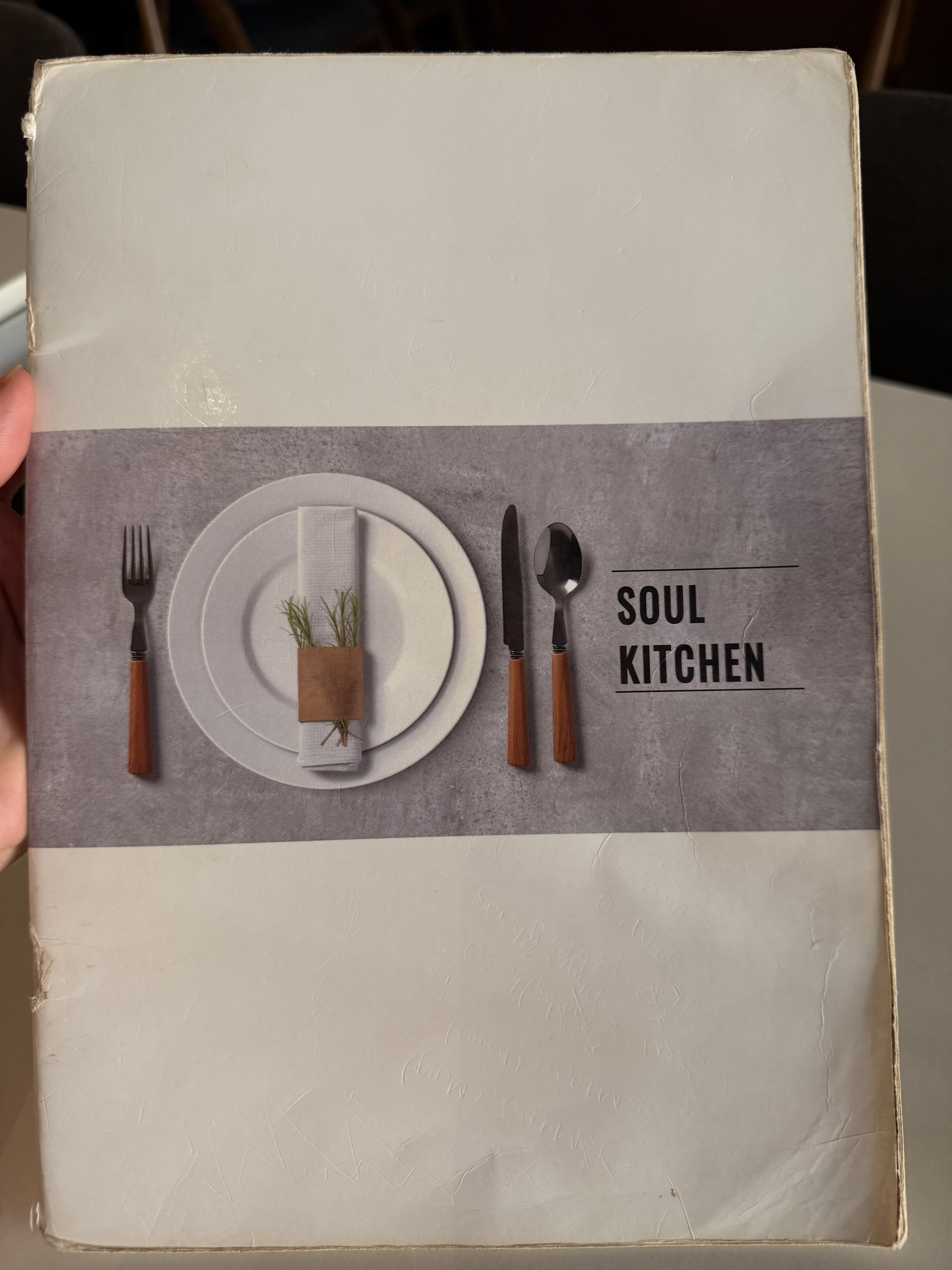 Soul Kitchen Urban | Vegetarian menu page 1