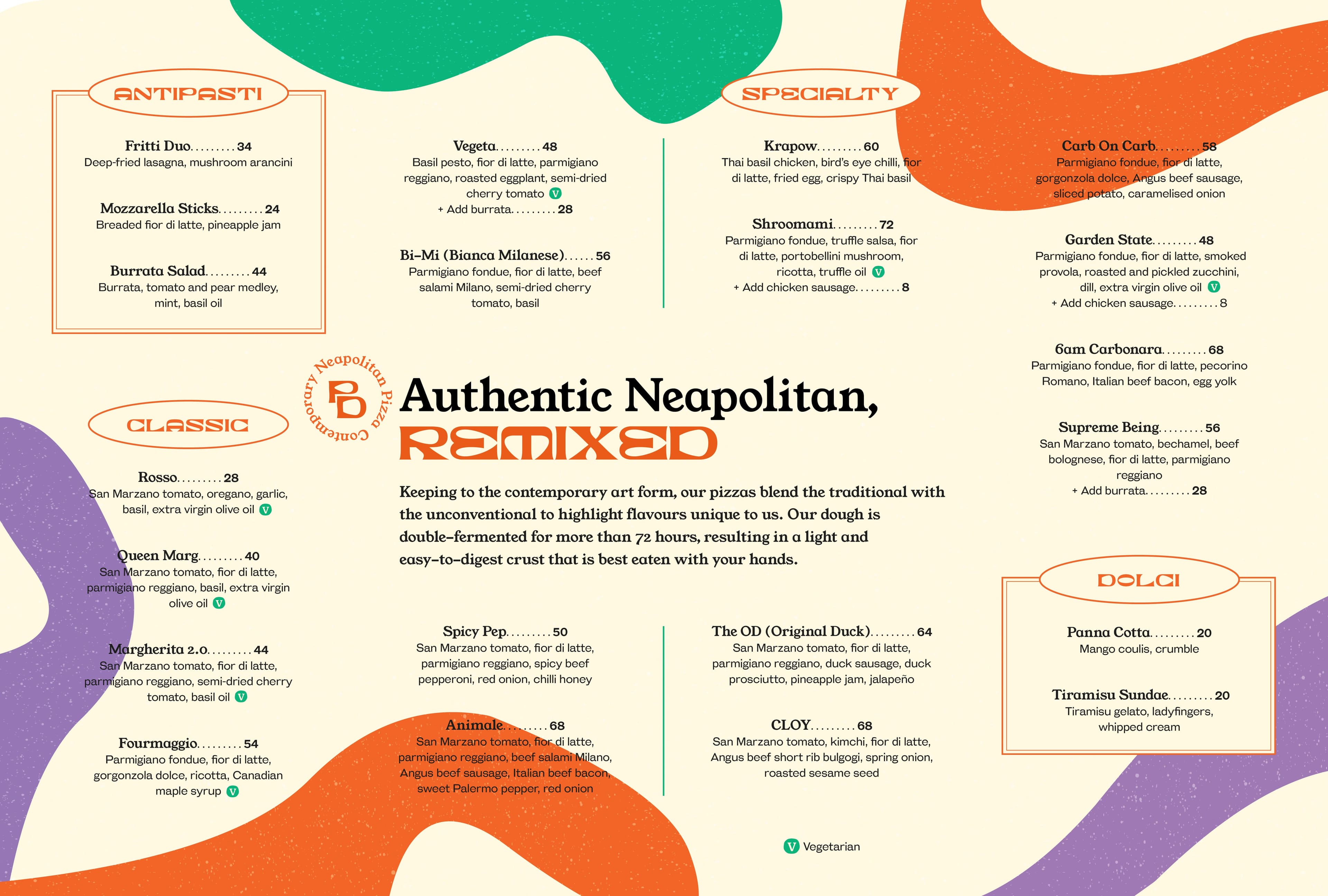 TAP ROOM KL menu page 1