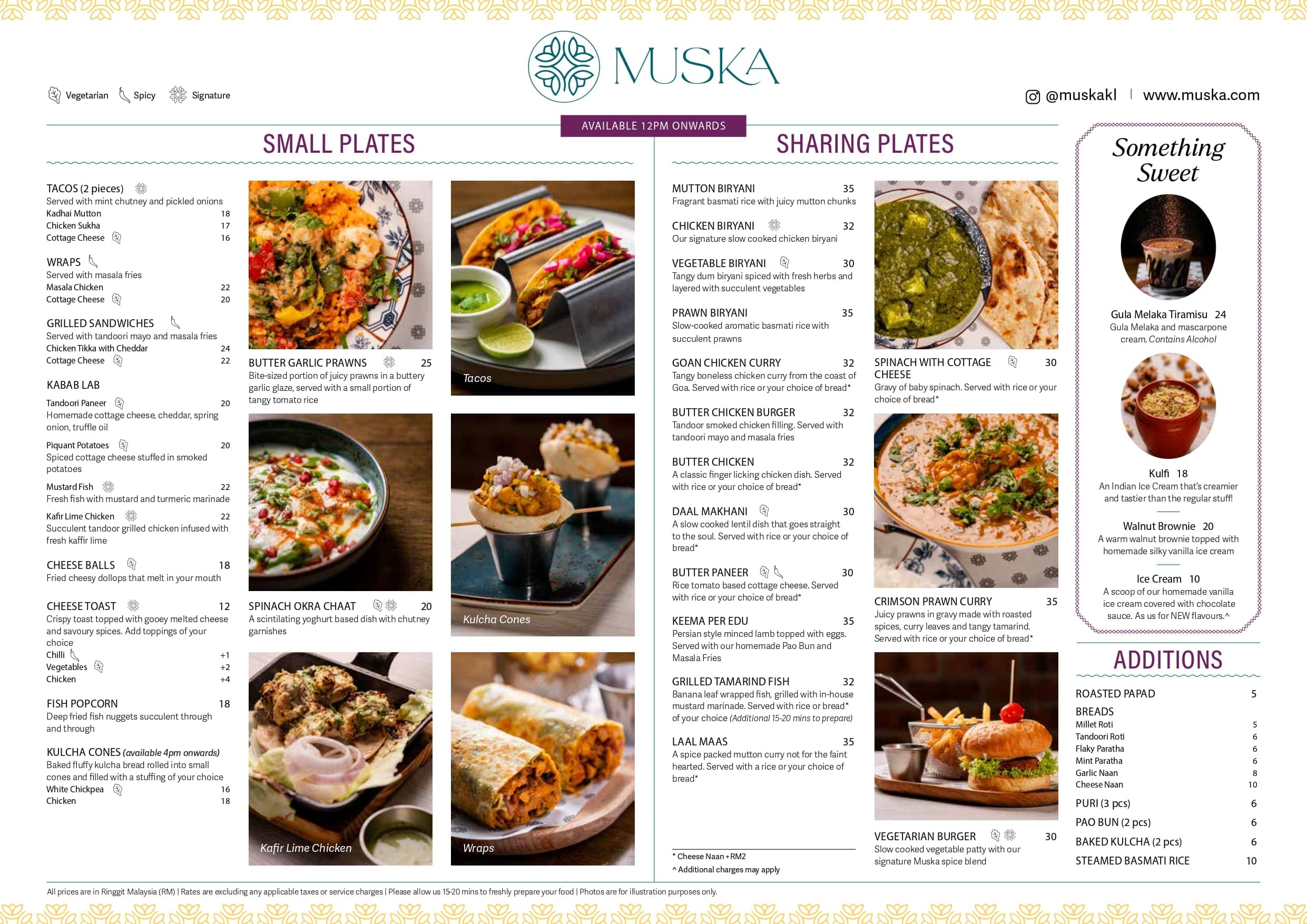 Muska KL menu page 1
