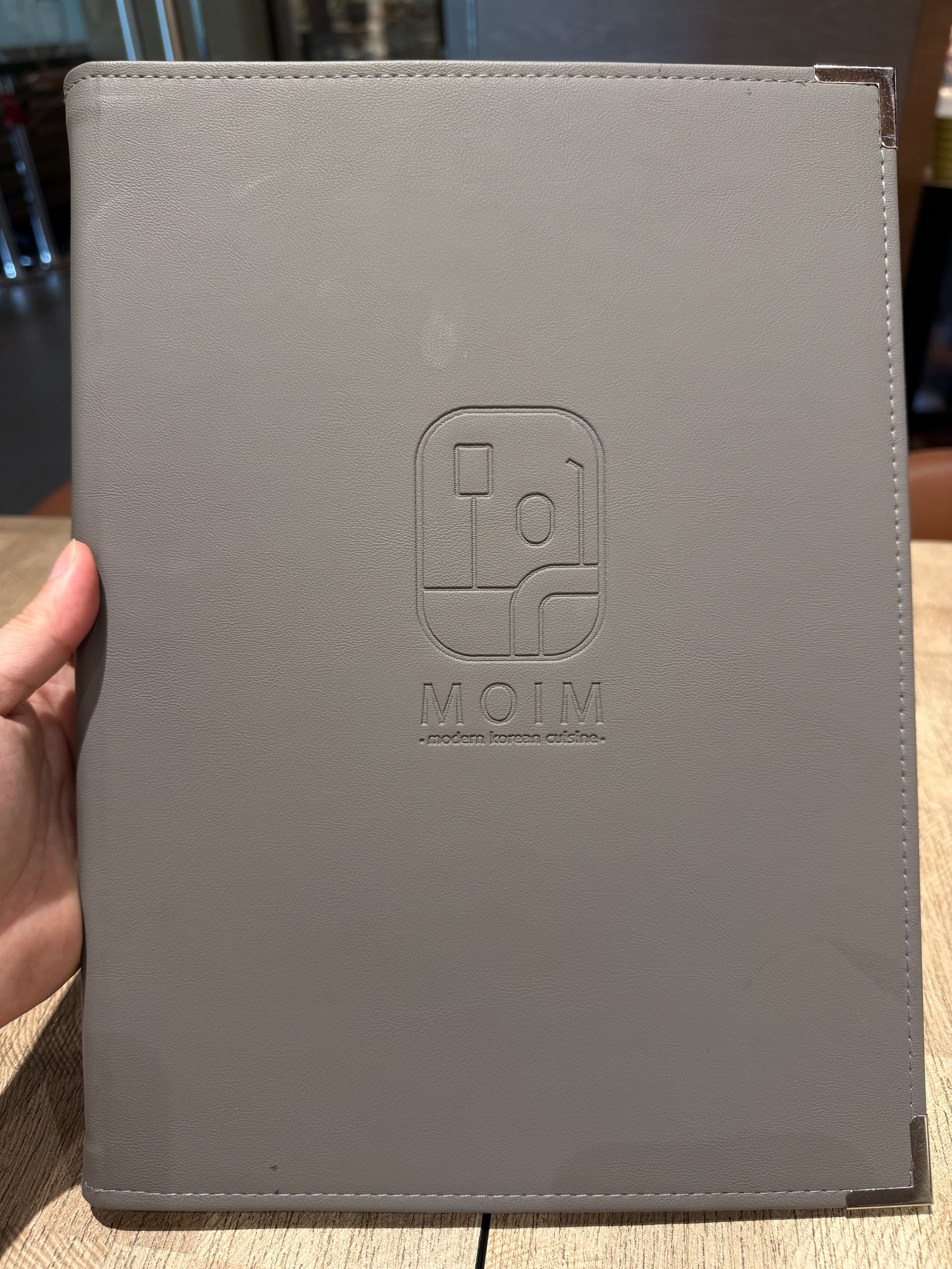 Moim Modern Korean Cuisine @ Atria menu page 1