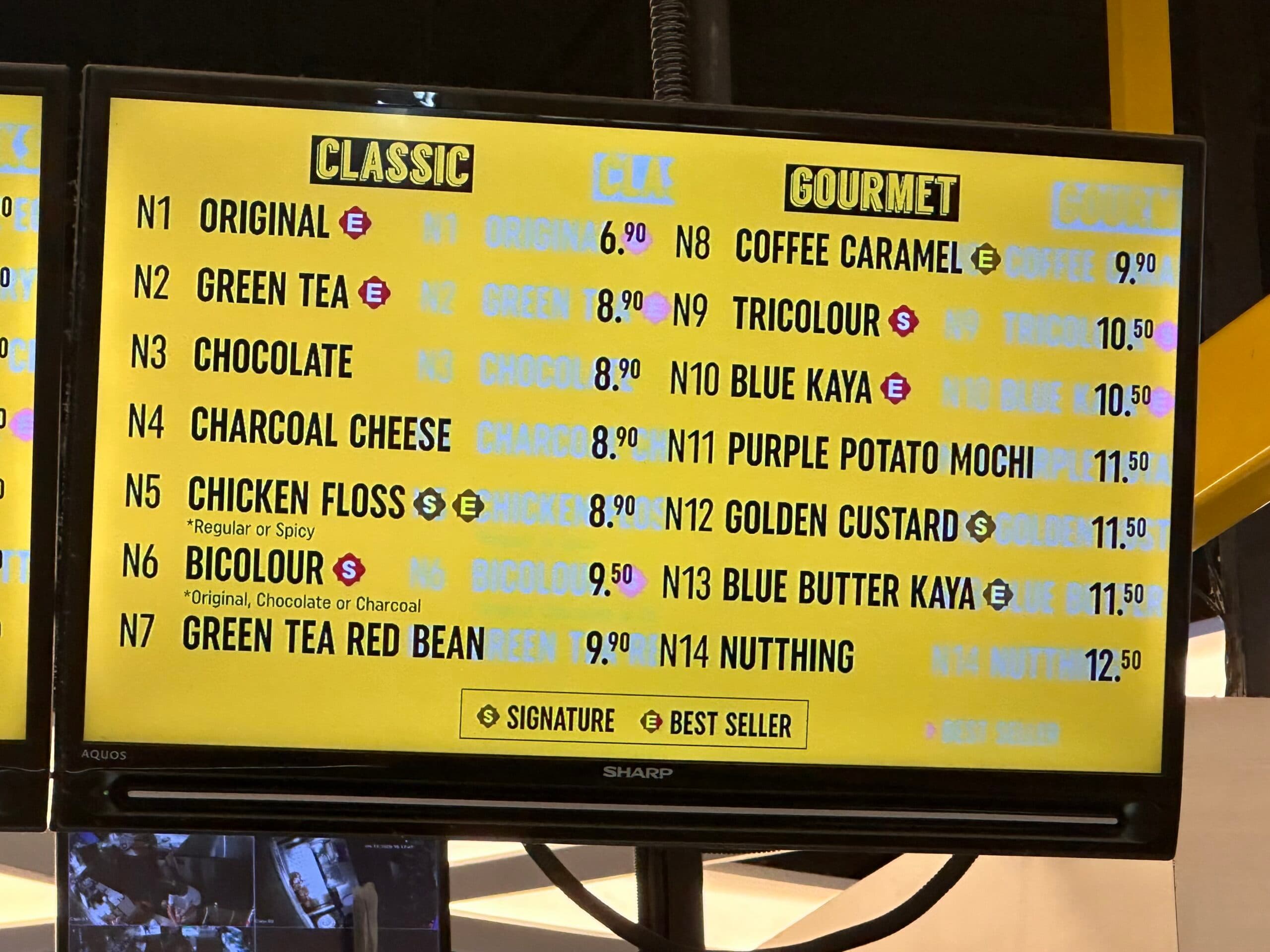 Eggette Lab @ Sunway Pyramid menu page 1