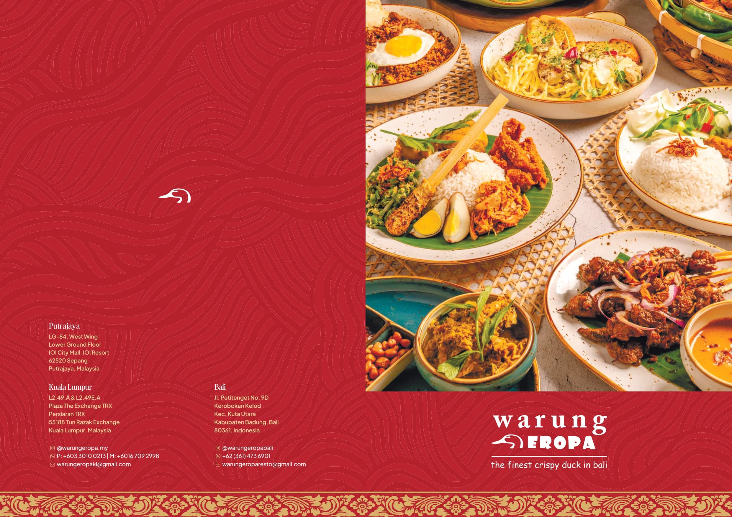 Warung Eropa - IOI City Mall menu page 1